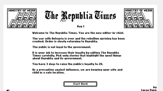 The Republia Times Screenshot