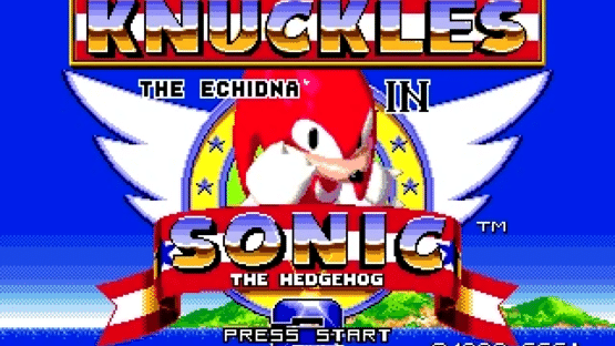 Knuckles the Echidna in Sonic the Hedgehog 2 Screenshot