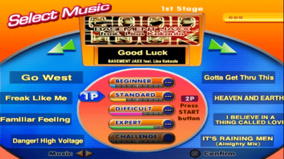 Dancing Stage Fusion Screenshot