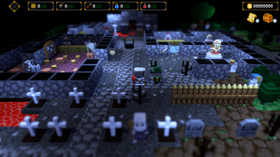 Dungeon and Gravestone Screenshot