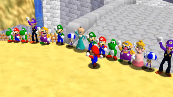 Super Mario 64 Online Screenshot