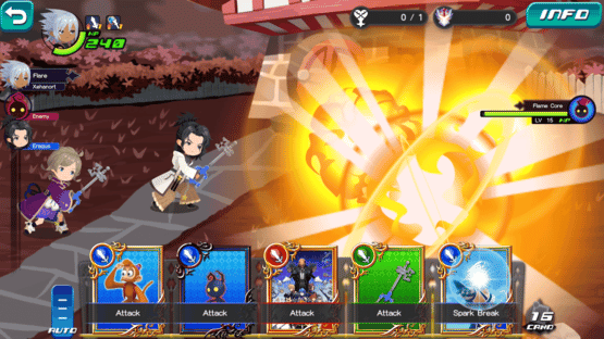 Kingdom Hearts: Union x Dark Road Screenshot