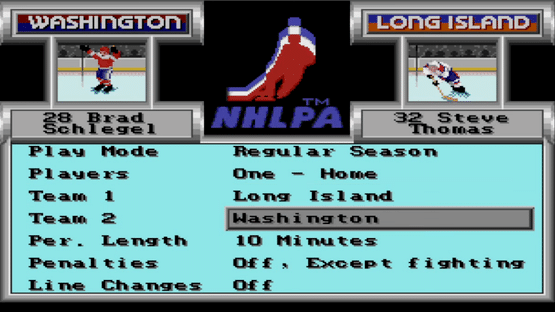 NHLPA Hockey 93 Screenshot