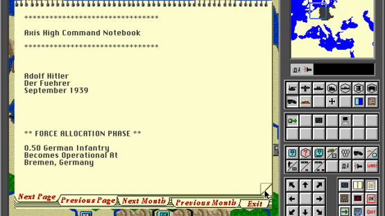 High Command: Europe 1939-'45 Screenshot