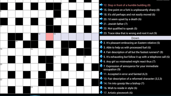 Cryptic Crosswords Screenshot