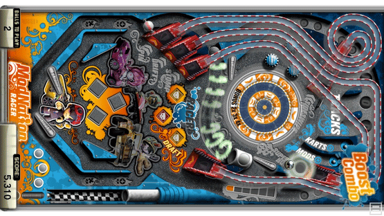 Pinball Heroes: Modnation Racers Screenshot