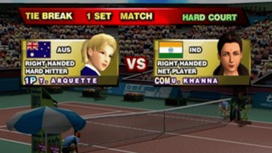 Hard Hitter Tennis Screenshot