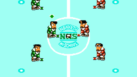 Go-Go! Nekketsu Hockey Club Slip-and-Slide Madness Screenshot