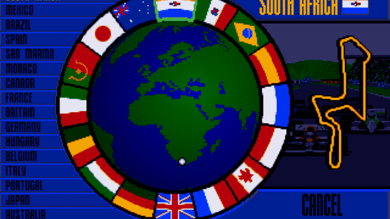 Nigel Mansell's World Championship Screenshot