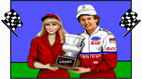 Bill Elliott's NASCAR Challenge Screenshot