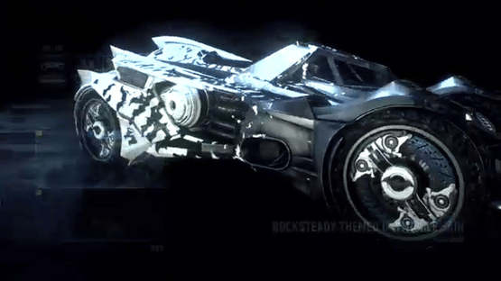 Batman: Arkham Knight - Rocksteady Themed Batmobile Skin Screenshot