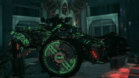 Batman: Arkham Knight - Riddler Themed Batmobile Skin Screenshot