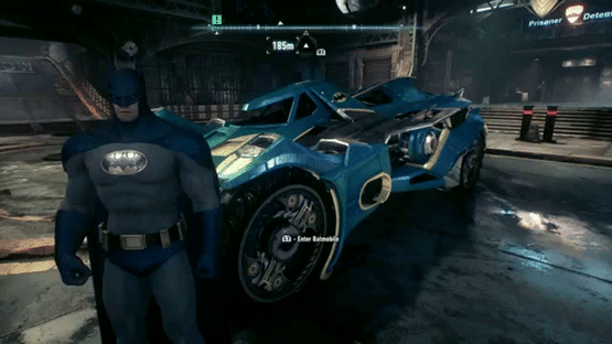 Batman: Arkham Knight - 1970s Batman Themed Batmobile Skin Screenshot