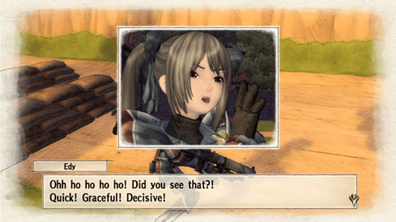 Valkyria Chronicles: Edy's Mission "Enter the Edy Detachment" Screenshot