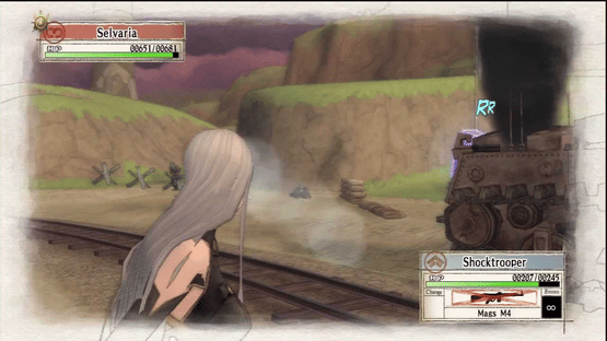 Valkyria Chronicles: Selveria's Mission - Behind Her Blue Flame Screenshot