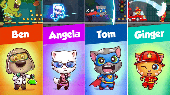 Talking Tom Candy Run Screenshot