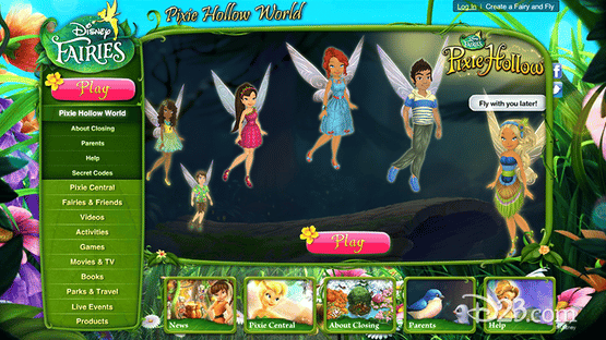 Pixie Hollow Screenshot