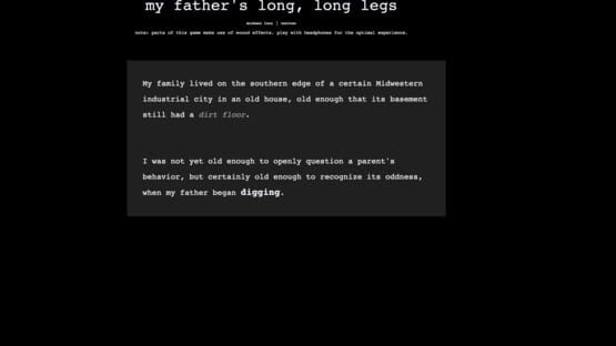 Képernyőkép erről: My Father's Long, Long Legs
