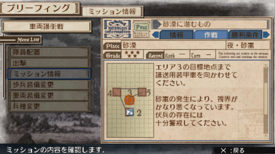 Valkyria Chronicles 3: Extra Mission - Hard-Ex What Lurks in the Desert Screenshot