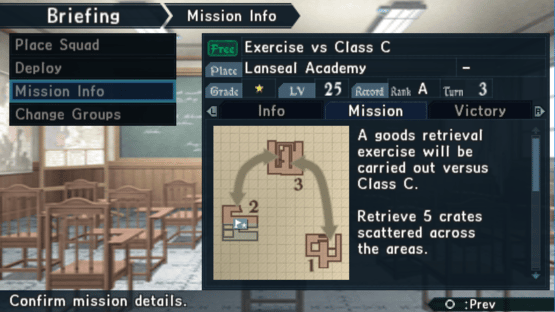 Valkyria Chronicles 2: Exercise vs. Class C Screenshot