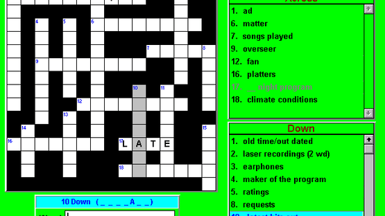 Crosswords & More for Windows Screenshot