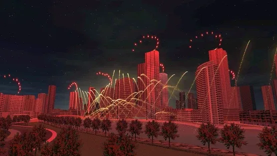 FWsim - Fireworks Display Simulator screenshot 1
