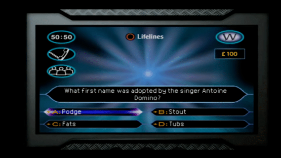 Who Wants to Be a Millionaire Screenshot