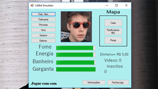 Cellbit Simulator Screenshot