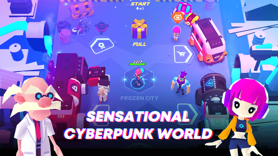 Super Clone: cyberpunk roguelike action Screenshot