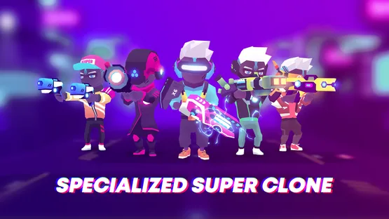 Super Clone: cyberpunk roguelike action screenshot 4