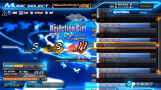 Beatmania IIDX Infinitas Screenshot