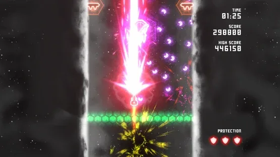 Neon Ships: The Type'em Up Shooter gameplay screenshot 5
