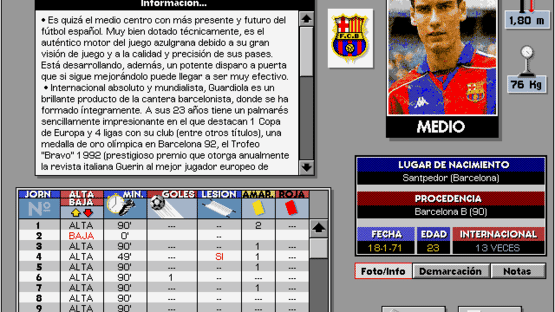 PC Fútbol 3.0 Screenshot