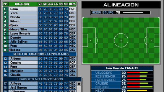 PC Fútbol 3.0 Screenshot