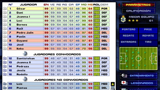 PC Fútbol 6.0 Screenshot