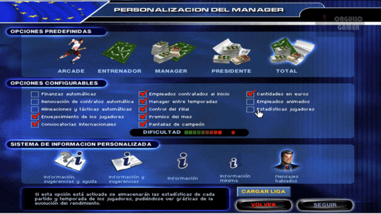 PC Fútbol 7 Screenshot