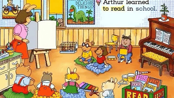 Living Books: Arthur's Reading Race Screenshot