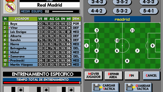 PC Fútbol Edición Oro Screenshot