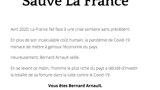 Bernard Arnault Sauve La France Screenshot