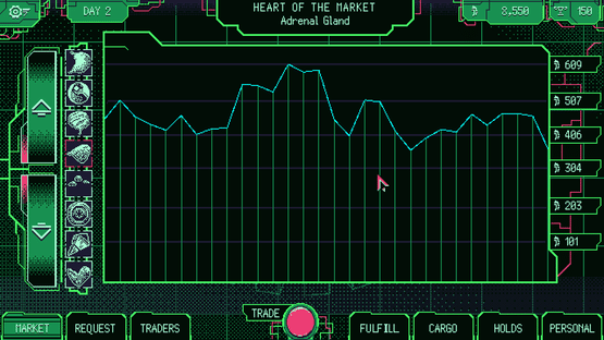 Space Warlord Organ Trading Simulator Screenshot