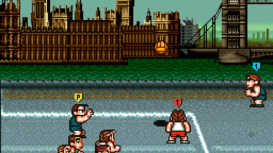 Kunio-kun no Dodge Ball Da yo Zenin Shuugou! Screenshot