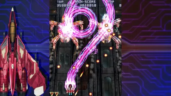 Raiden IV x Mikado Remix gameplay screenshot 2