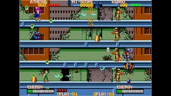 Arcade Archives: Psycho Soldier gameplay screenshot 1