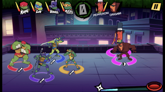 Rise of the Teenage Mutant Ninja Turtles: City Showdown Screenshot