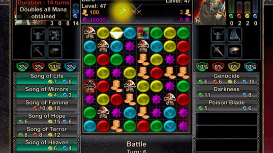 Puzzle Quest: Challenge of the Warlords - Revenge of the Plague Lord Screenshot