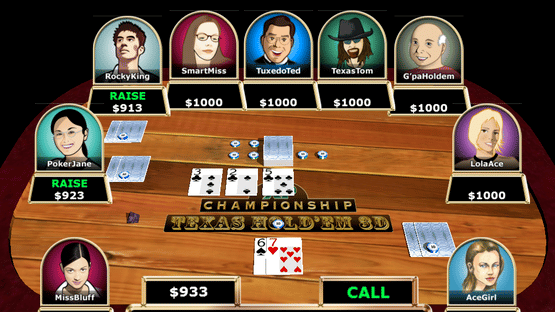 Texas Hold'em 3D Screenshot