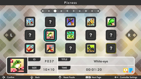 Picross S6 Screenshot