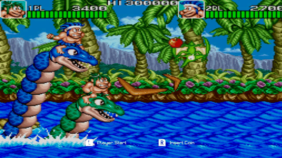 Johnny Turbo's Arcade: Joe and Mac Caveman Ninja Screenshot