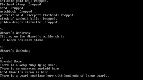 Zork II: The Wizard of Frobozz Screenshot