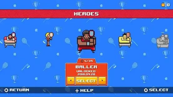 Timber Tennis: Versus screenshot 2